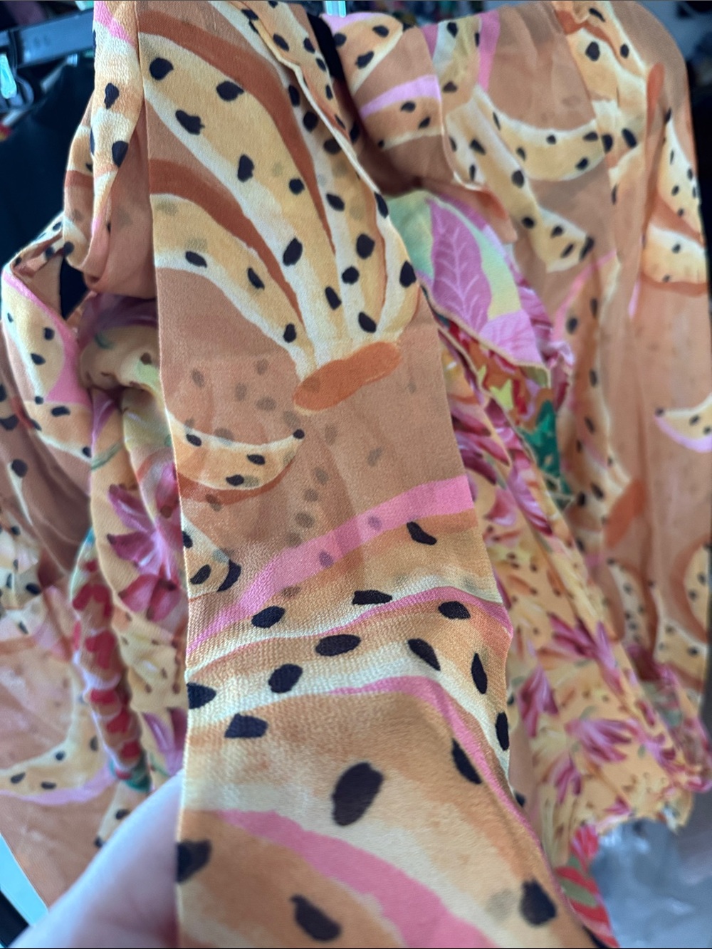 FARM Rio NWT Mixed Prints Maxi Chemise Dress with Belt - Picture 16 of 16